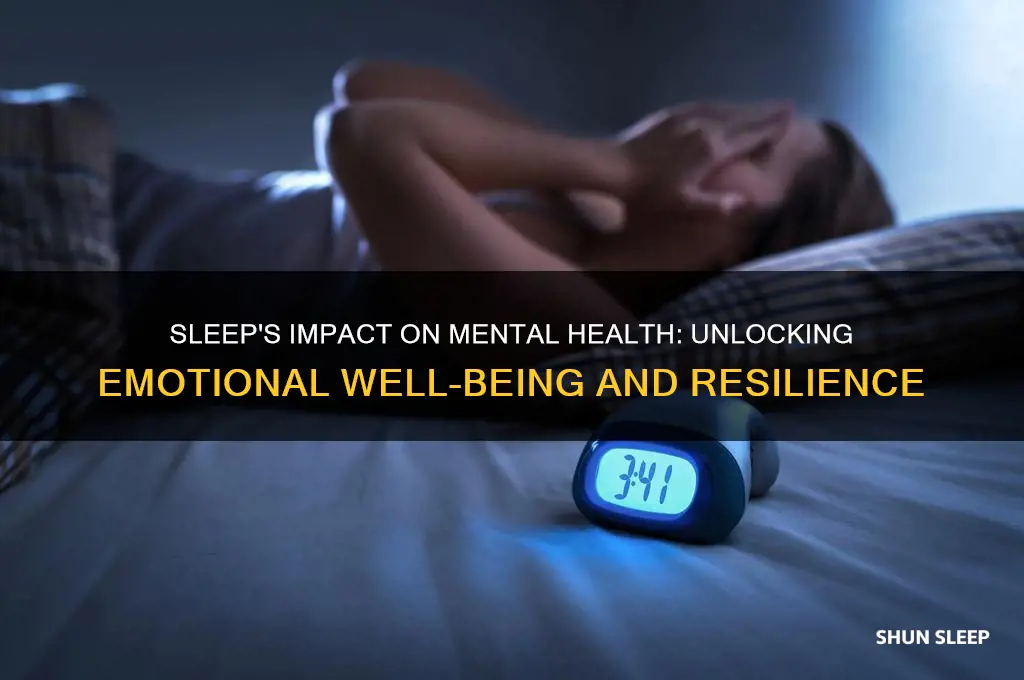 does sleep help mental health
