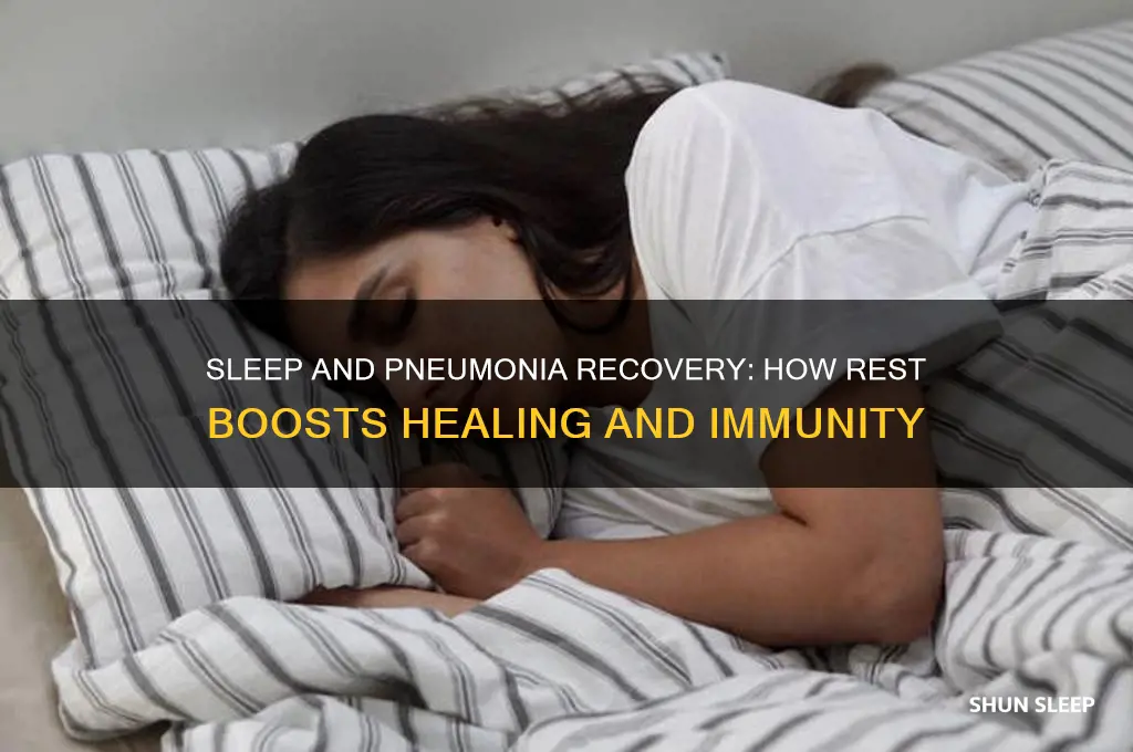 does sleep help pneumonia