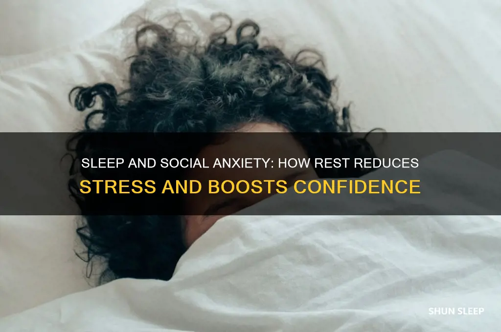 does sleep help social anxiety
