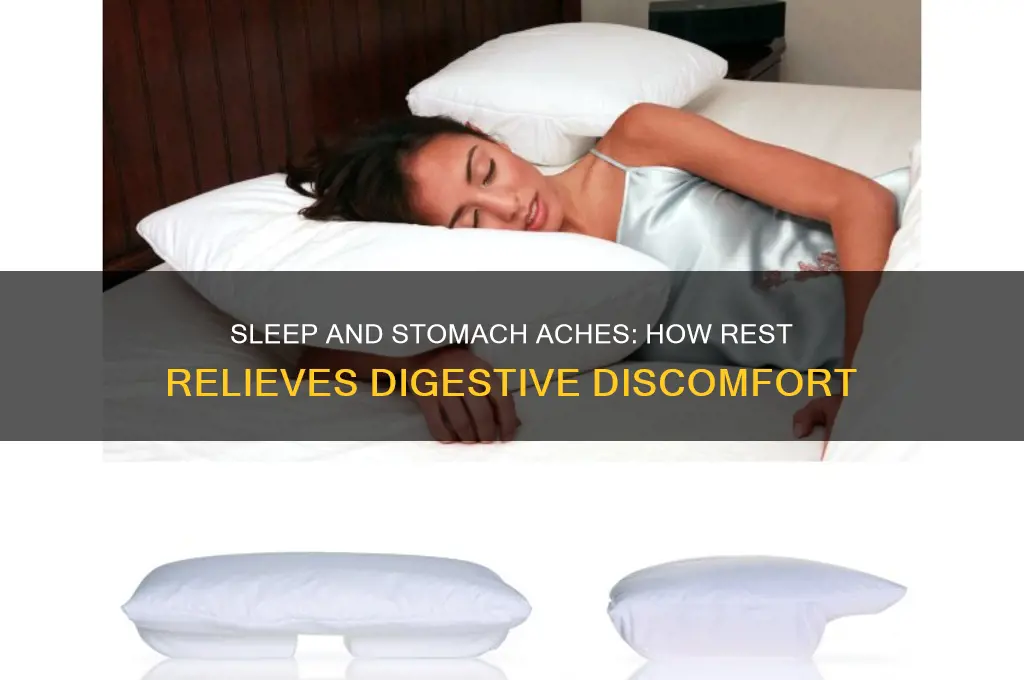does sleep help stomach aches