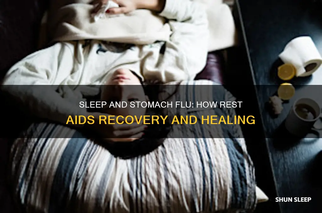 does sleep help stomach flu