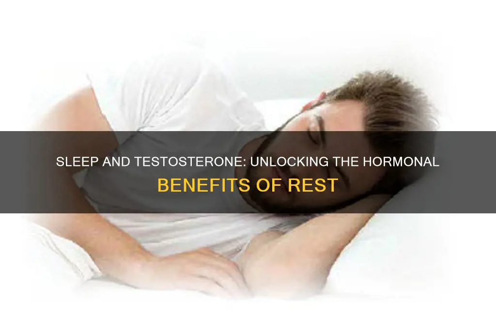 does sleep help testosterone