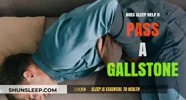 Can Better Sleep Aid in Passing Gallstones? Exploring the Connection