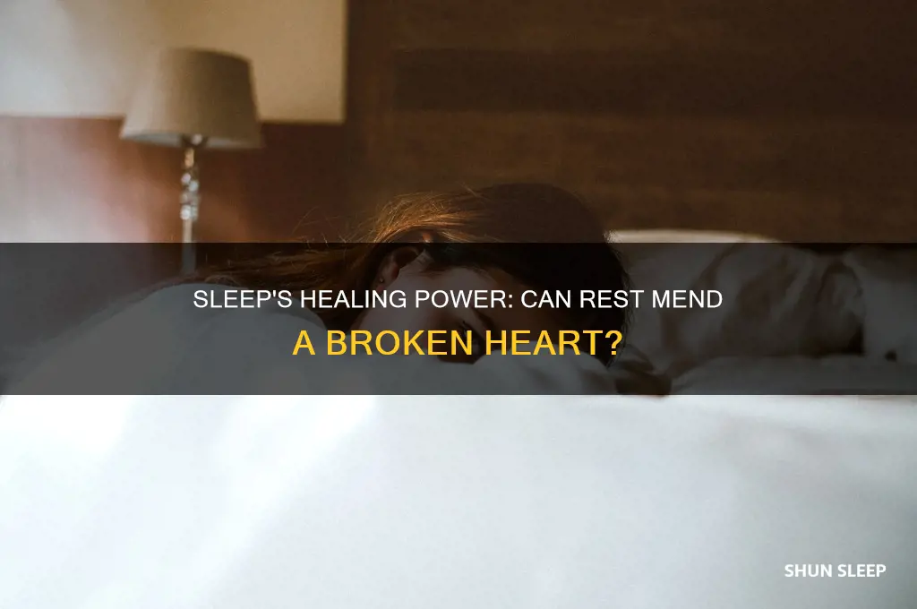 does sleep help with heartbreak