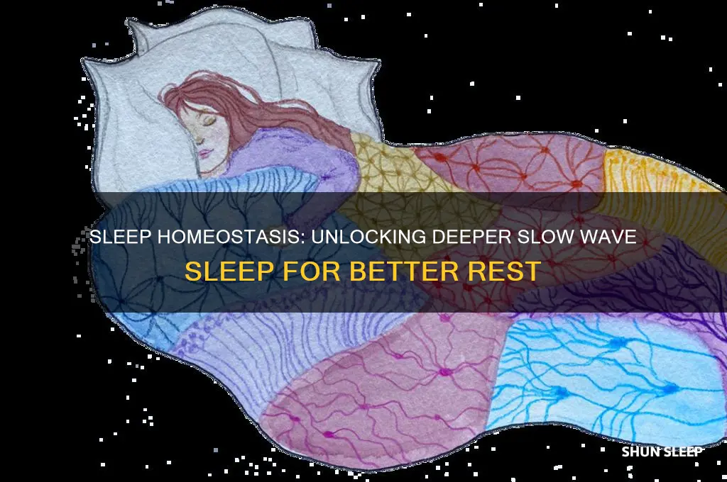 does sleep homeostasis help you get more slow wave sleep