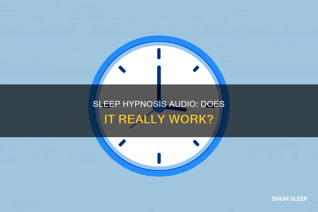does sleep hypnosis audio work
