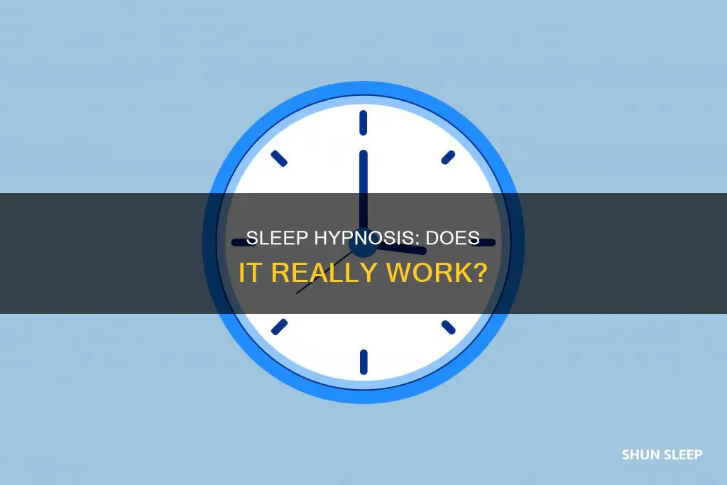 does sleep hypnosis work