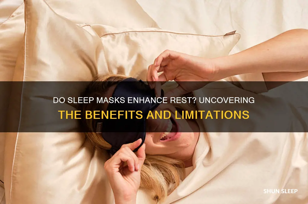 does sleep mask help