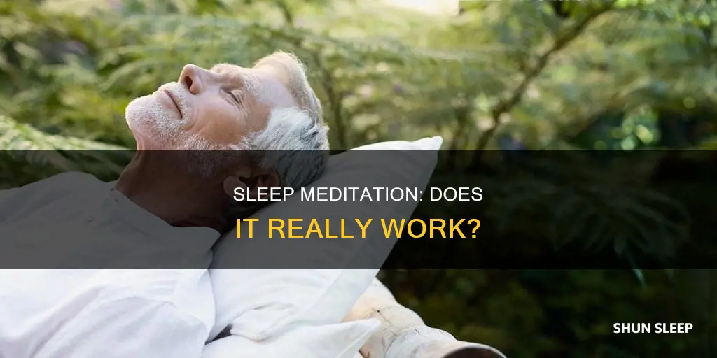 does sleep meditation work