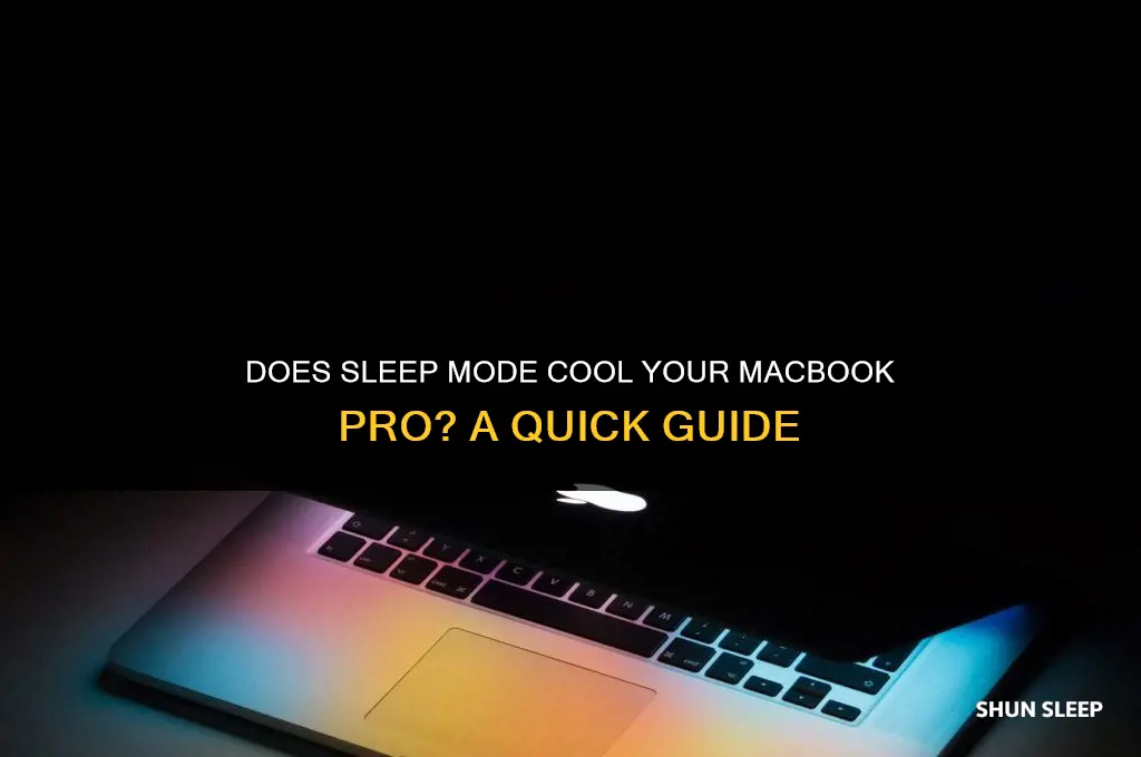 does sleep mode help cool macbook pro