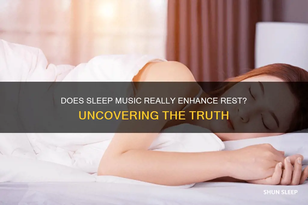 does sleep music actually help