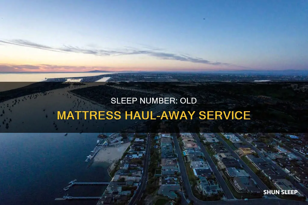 does sleep number haul away old mattress