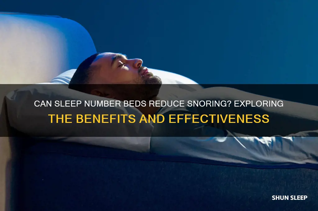does sleep number help snoring