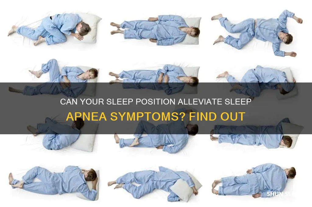does sleep position help sleep apnea