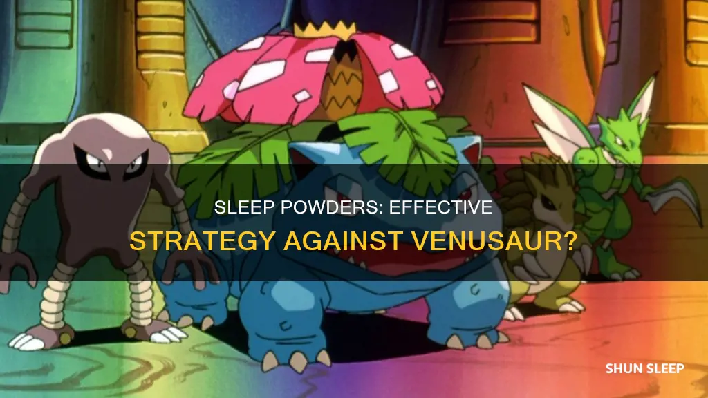 does sleep powder work on venusaur