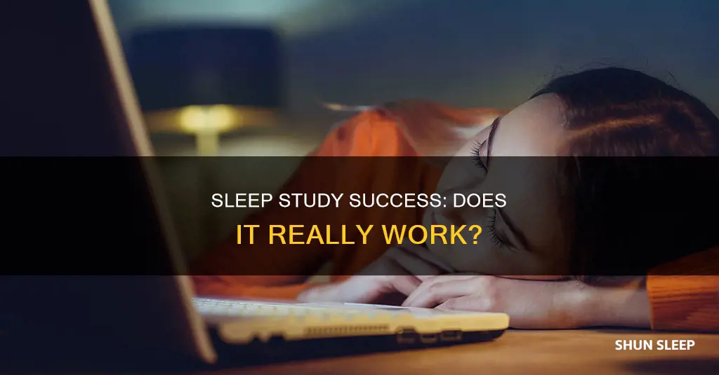 does sleep studiyng work