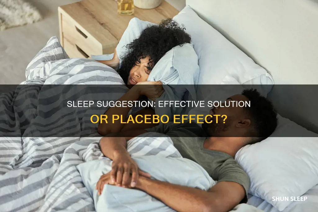 does sleep suggestion work