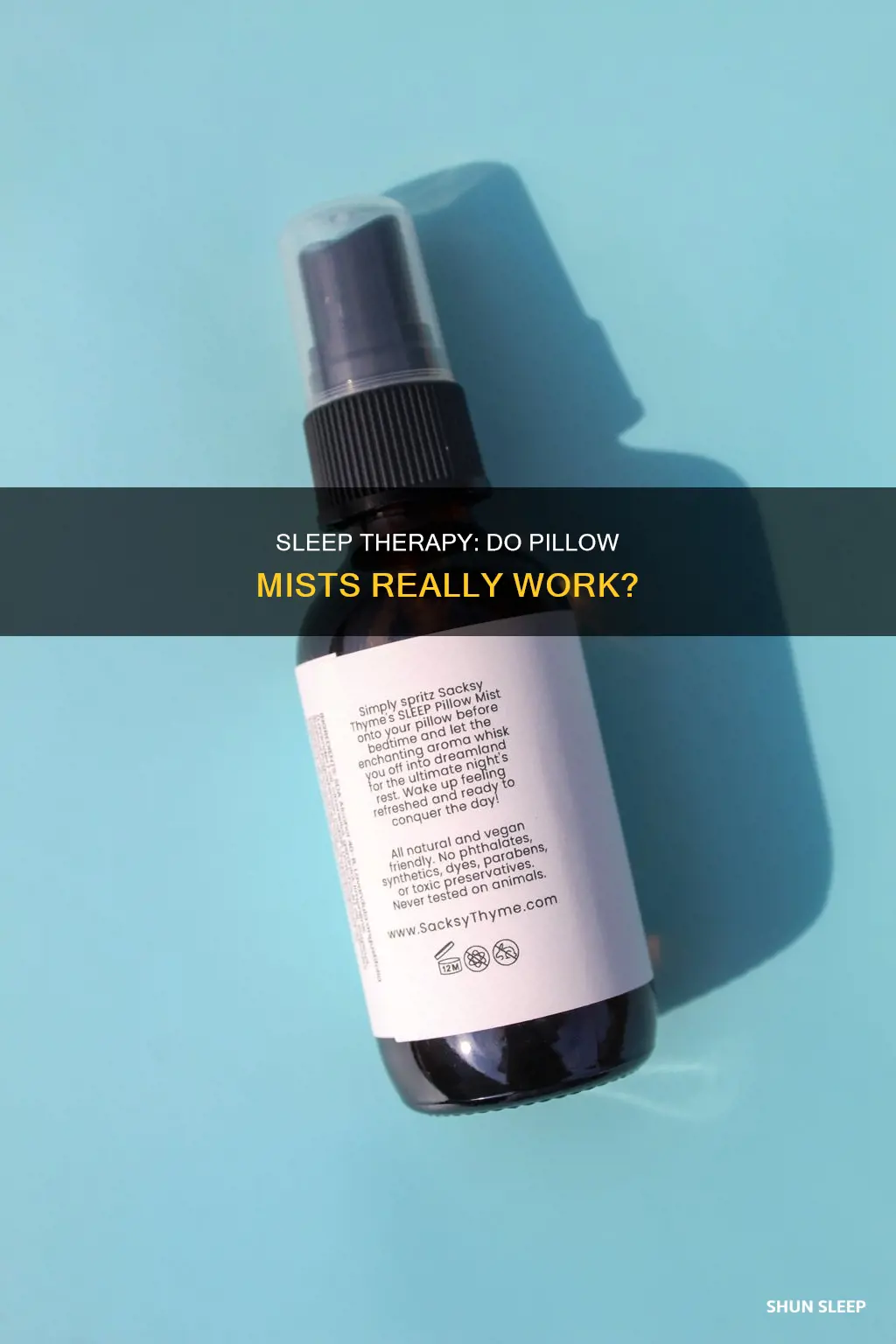 does sleep therapy pillow mist work