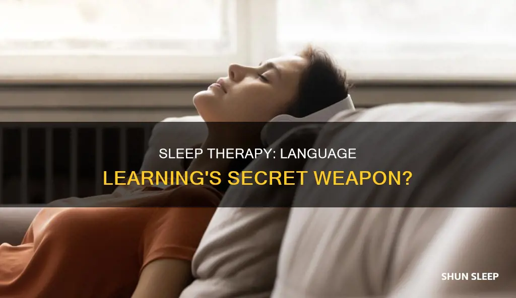 does sleep therapy work with learning a language