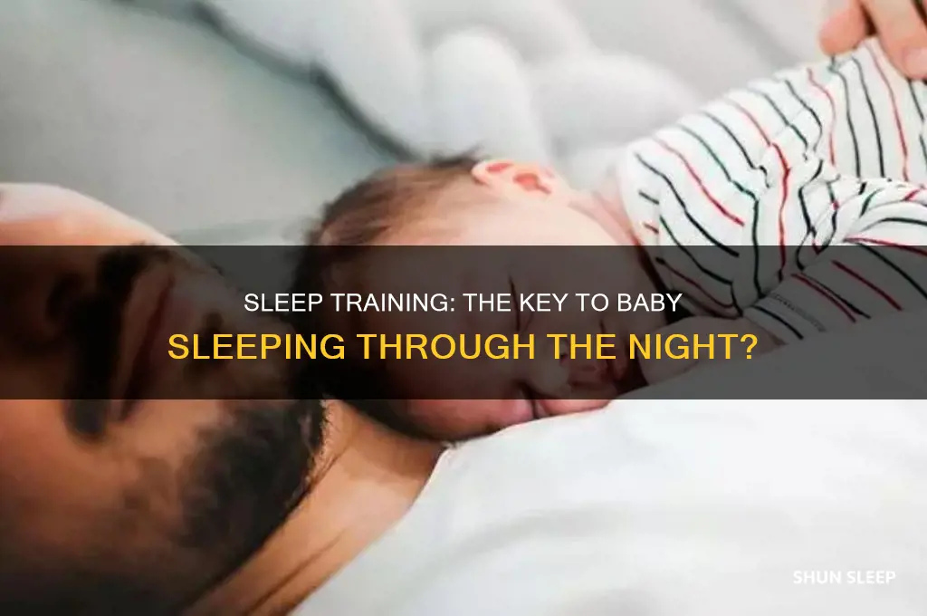 does sleep training help babies sleep through the night