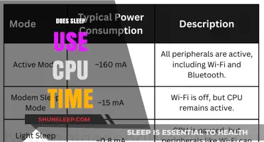 Sleep Mode: CPU Time Usage?