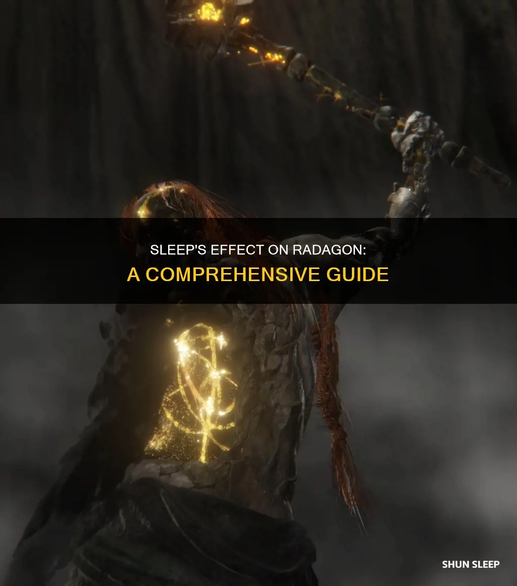 does sleep work on radagon