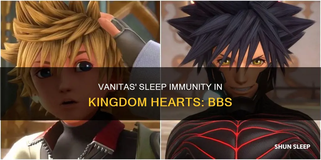 does sleep work on vanitas in kh bbs