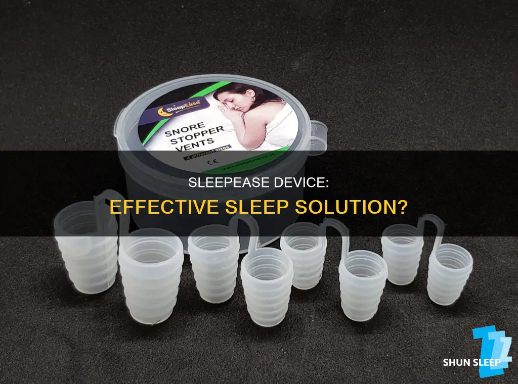 does sleepease device work