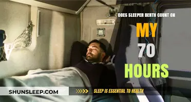 Does Sleeper Berth Time Count Towards My 70-Hour Driving Limit?