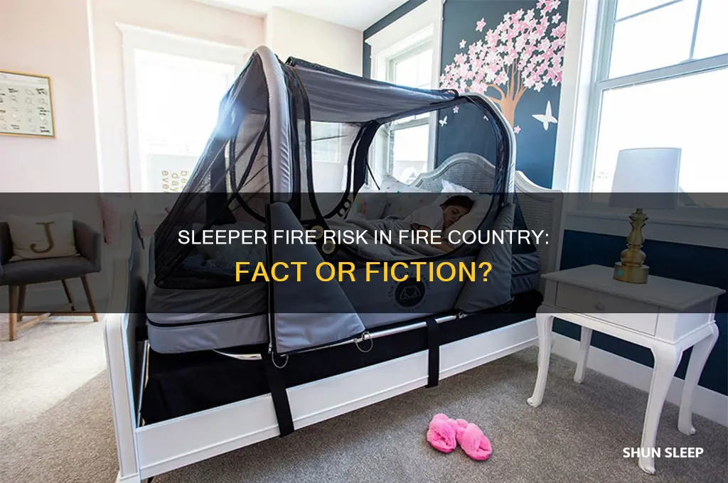 does sleeper get caught on fire country