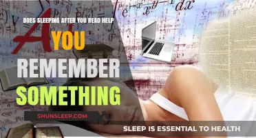 Boost Memory Retention: Does Sleeping After Reading Enhance Recall?