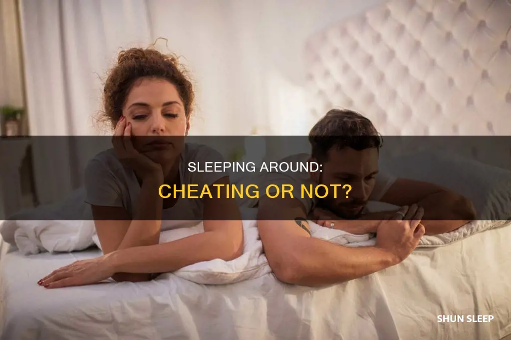 does sleeping around mean cheeting