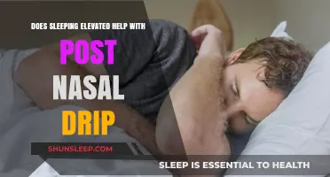 Elevated Sleep: Effective Relief for Post Nasal Drip Symptoms?