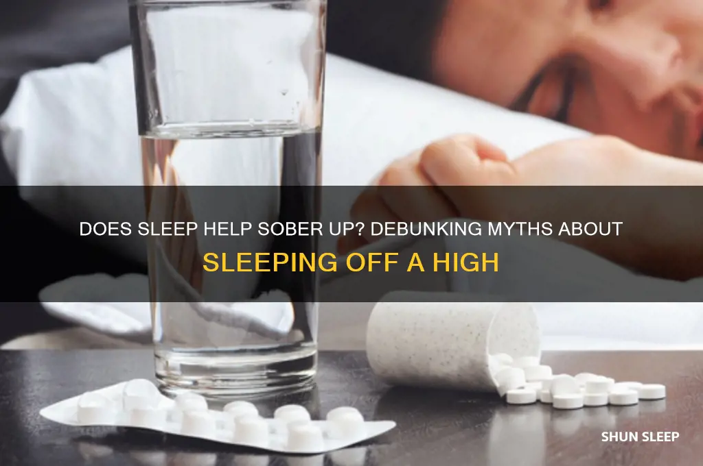does sleeping get rid of a high