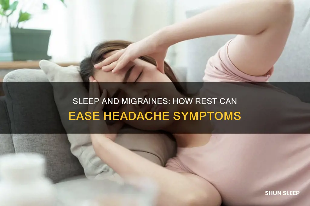does sleeping help a migraine