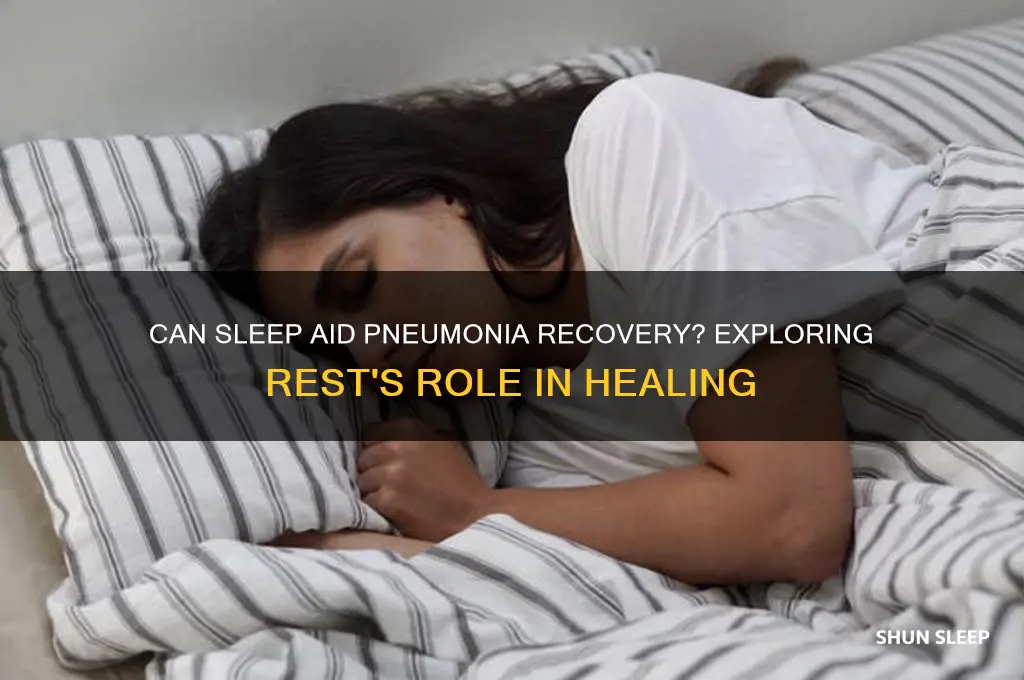does sleeping help heal pnmonia