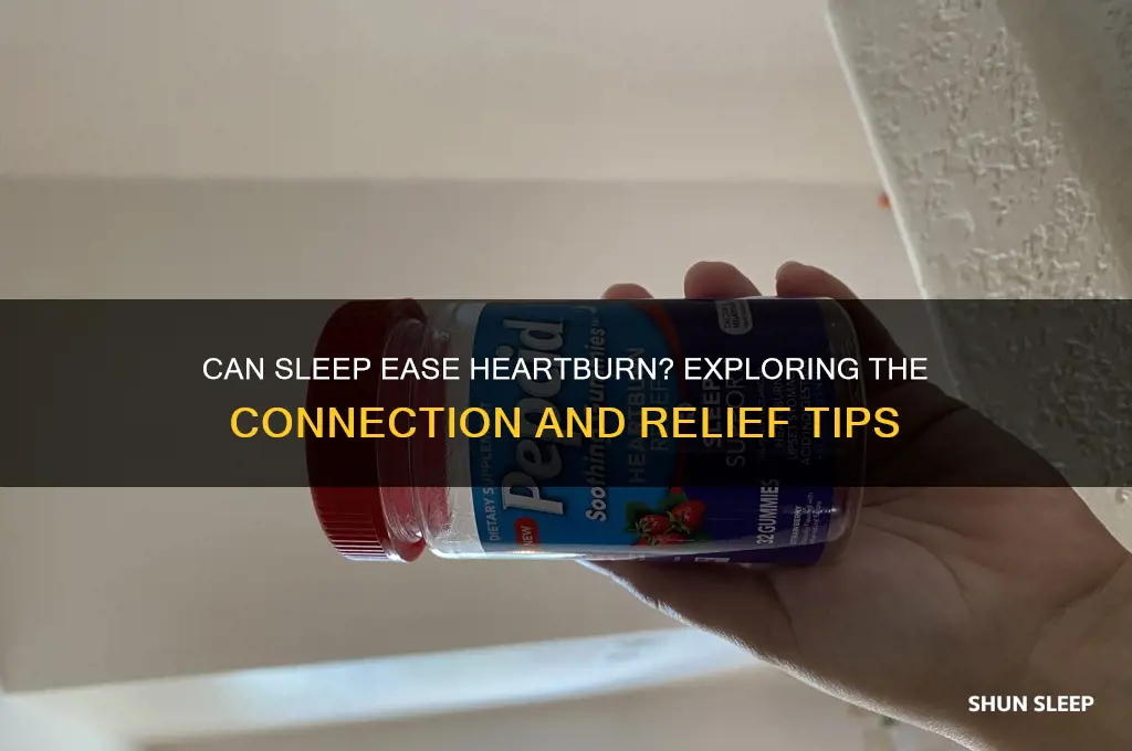 does sleeping help heartburn
