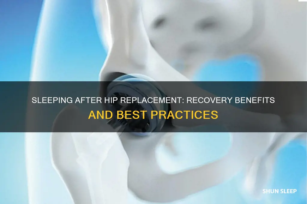 does sleeping help hip replacement