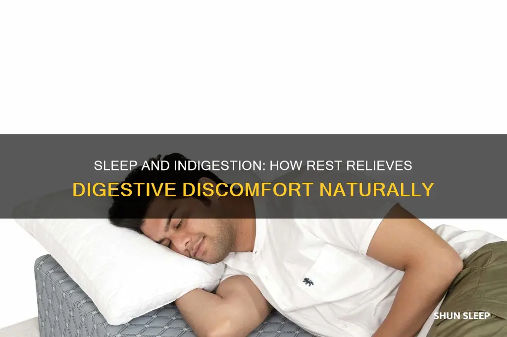 does sleeping help indigestion