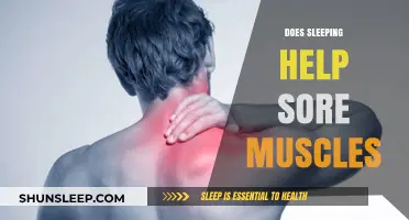Sleep's Healing Power: Can Rest Relieve Sore Muscles Effectively?