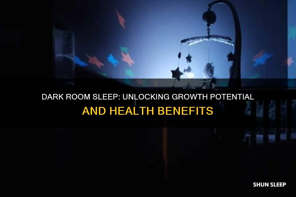 does sleeping in a dark room help you grow