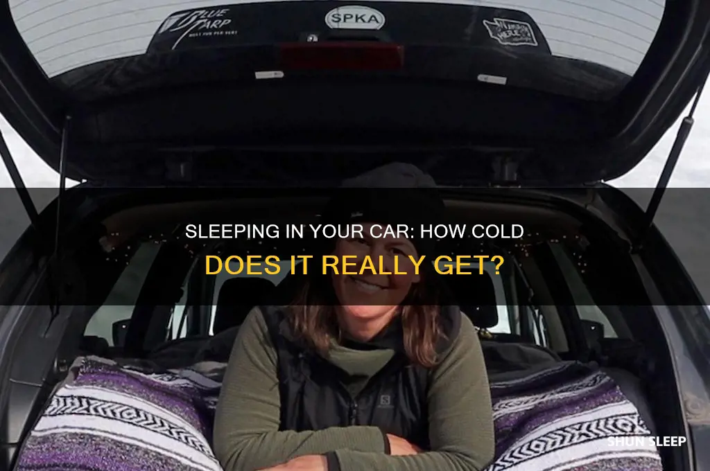does sleeping in car get cold