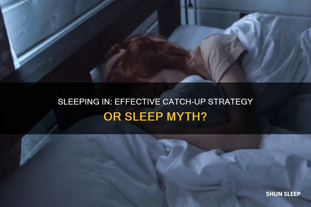 does sleeping in help catch up on sleep