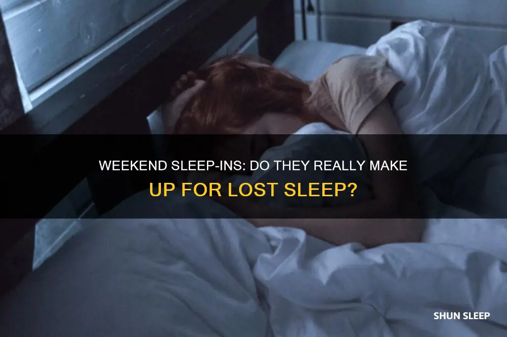 does sleeping in on weekends help