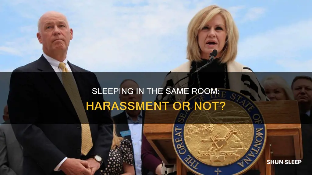 does sleeping in the same room mean sexual harassement