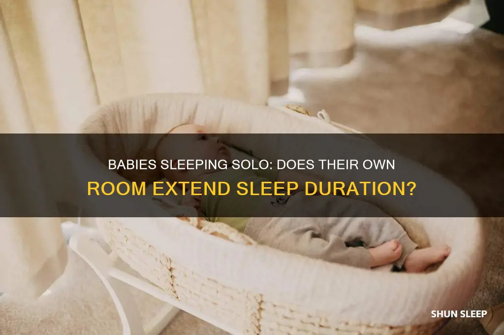 does sleeping in their own room help babies sleep longer