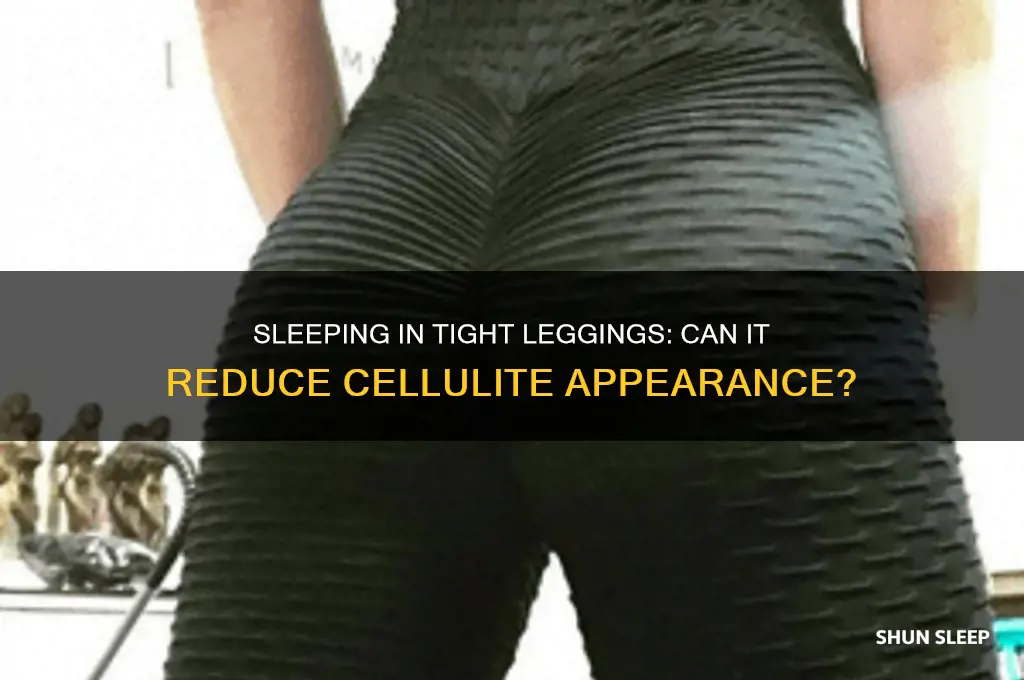 does sleeping in tight leggings help cellulite