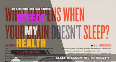 Sleepless Nights: Unraveling the Impact of Less Than 3 Hours of Sleep on Your Health