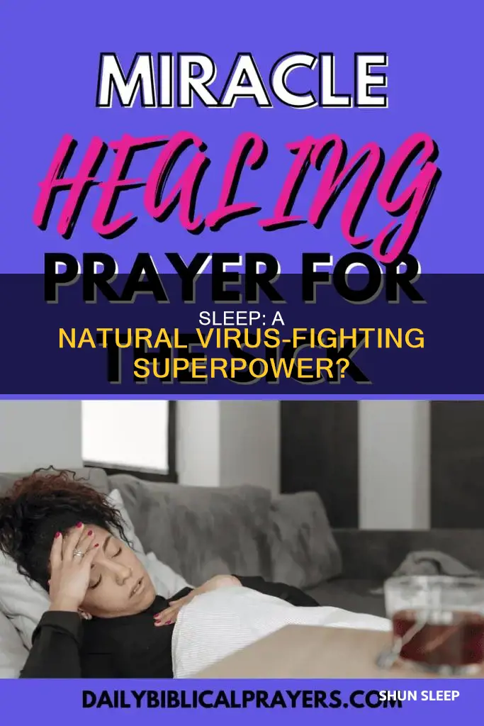 does sleeping mean a virus is leaving the body