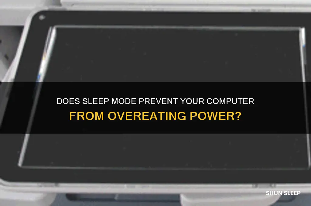 does sleeping mode help your computer to stop overeating